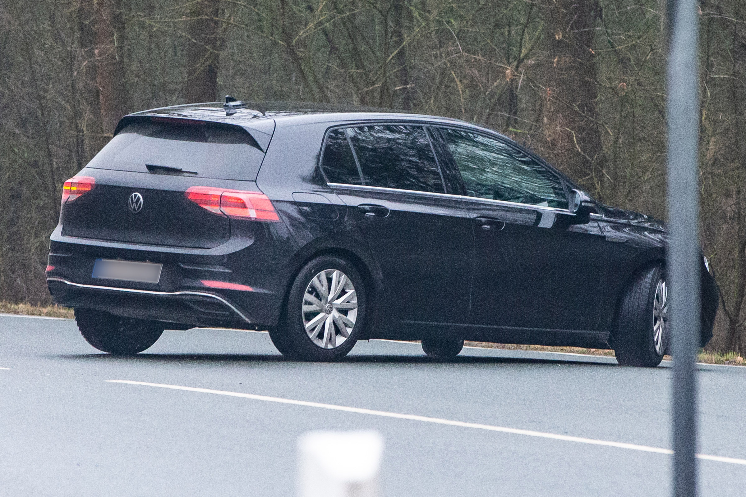 VW Golf Mk8 spies - rear 3/4