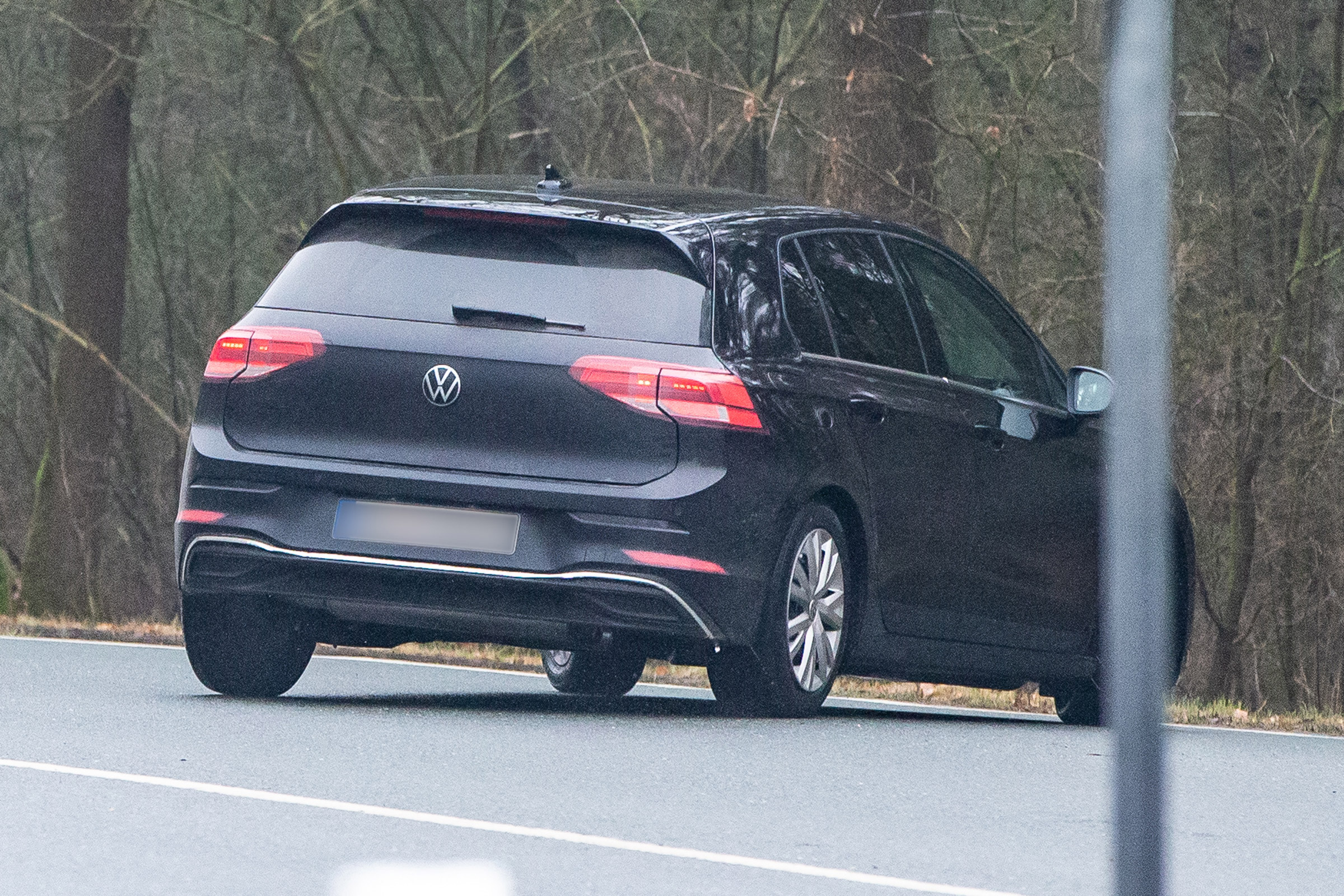 VW Golf Mk8 spies - rear 3/4