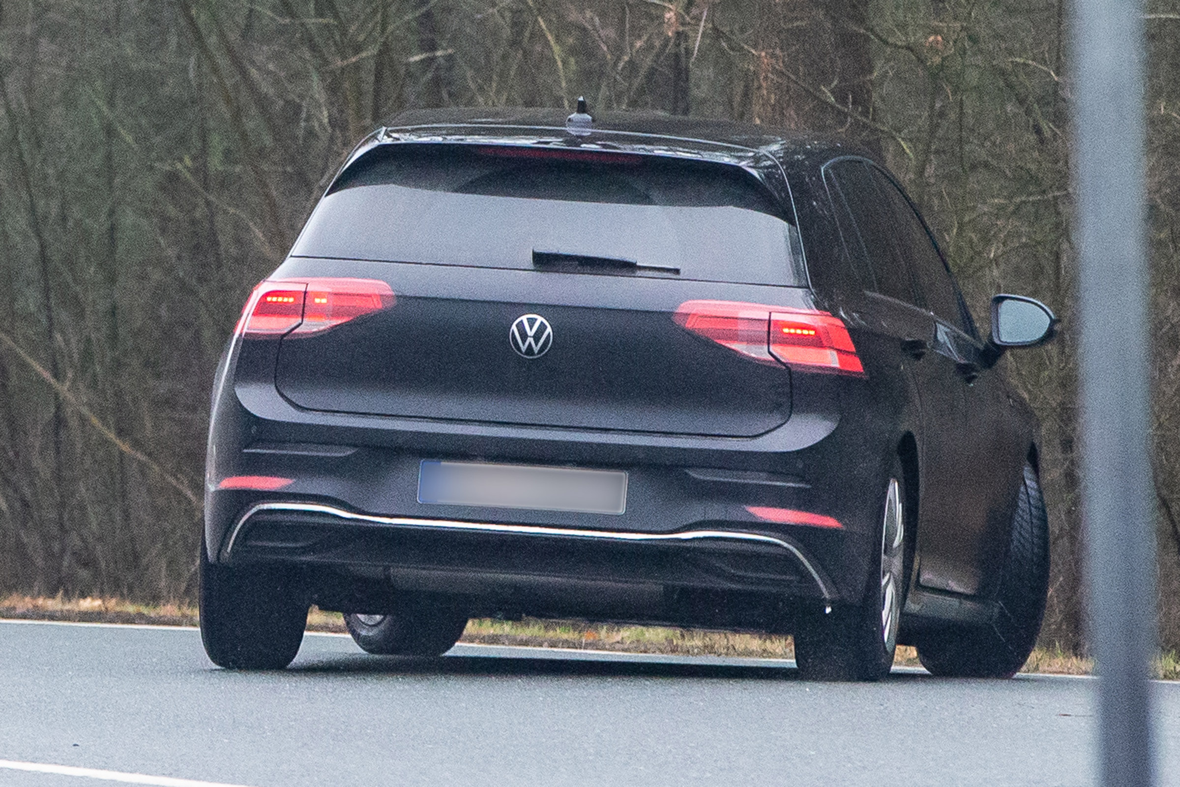 VW Golf Mk8 spies - rear