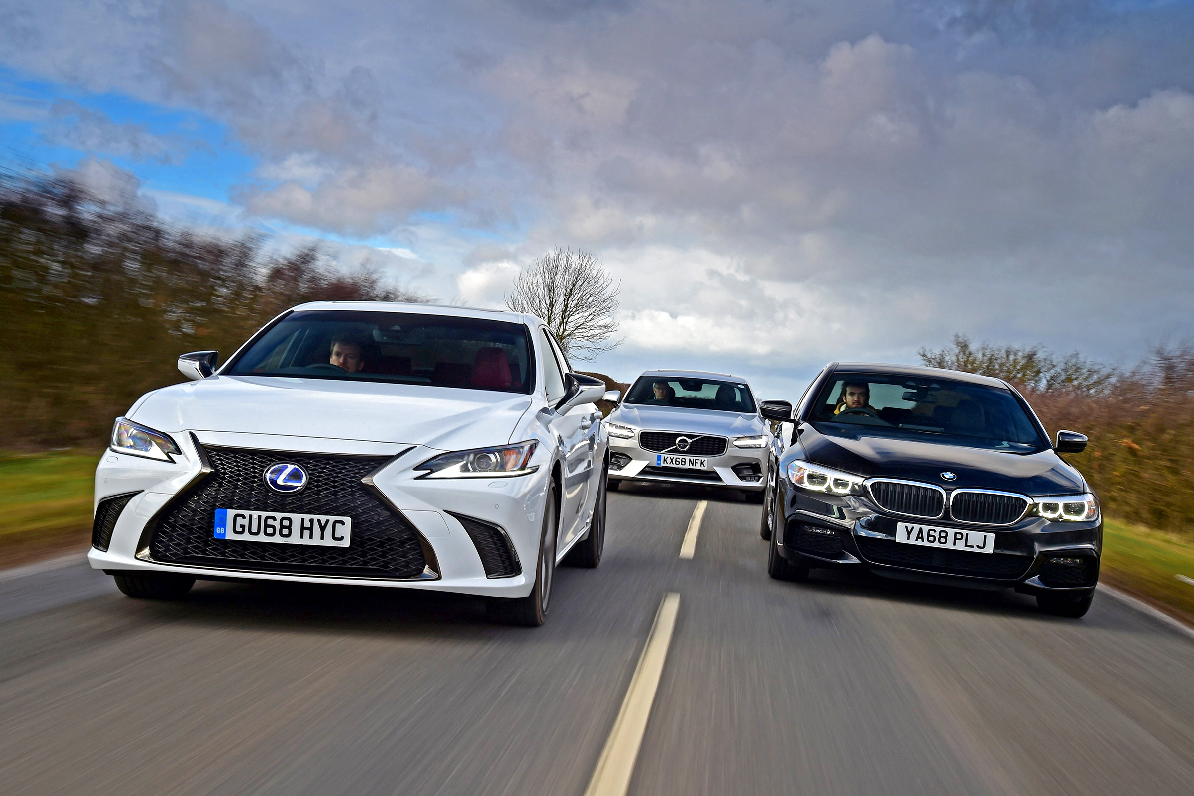 Lexus ES vs BMW 5 Series vs Volvo S90 - header