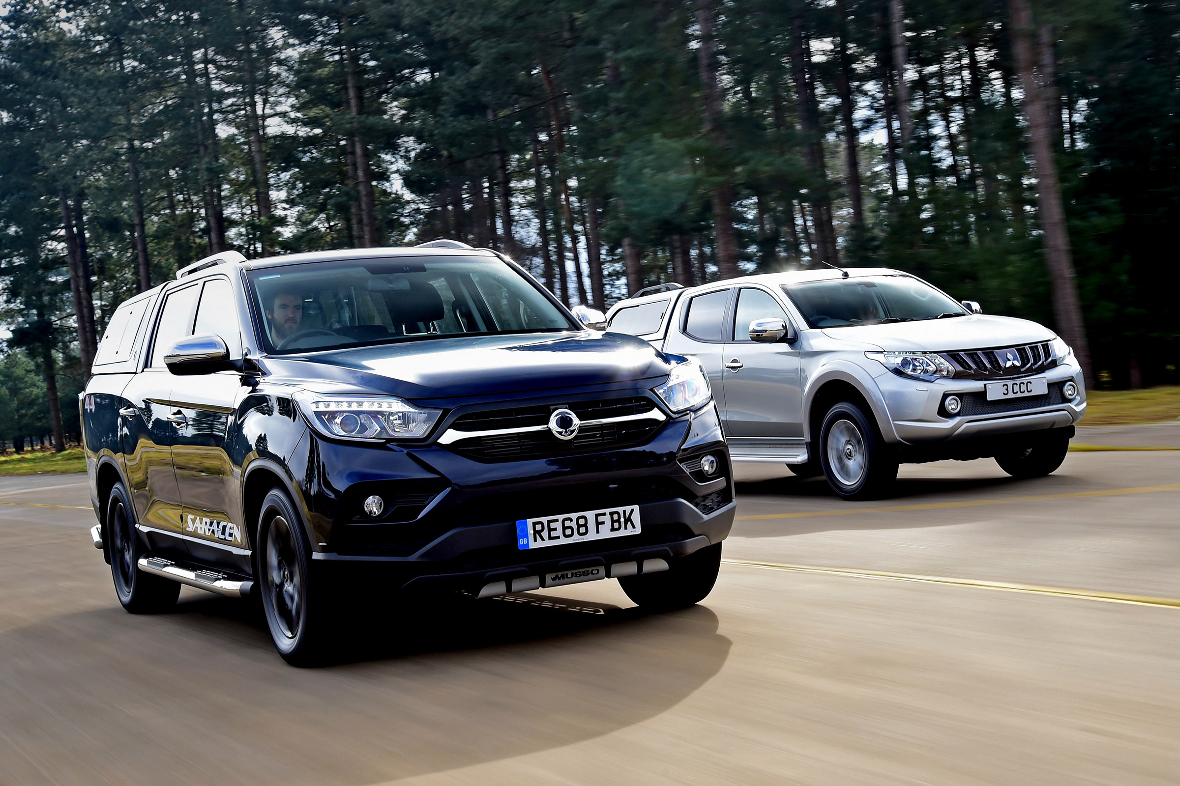 SsangYong Musso vs Mitsubishi L200 - head-to-head