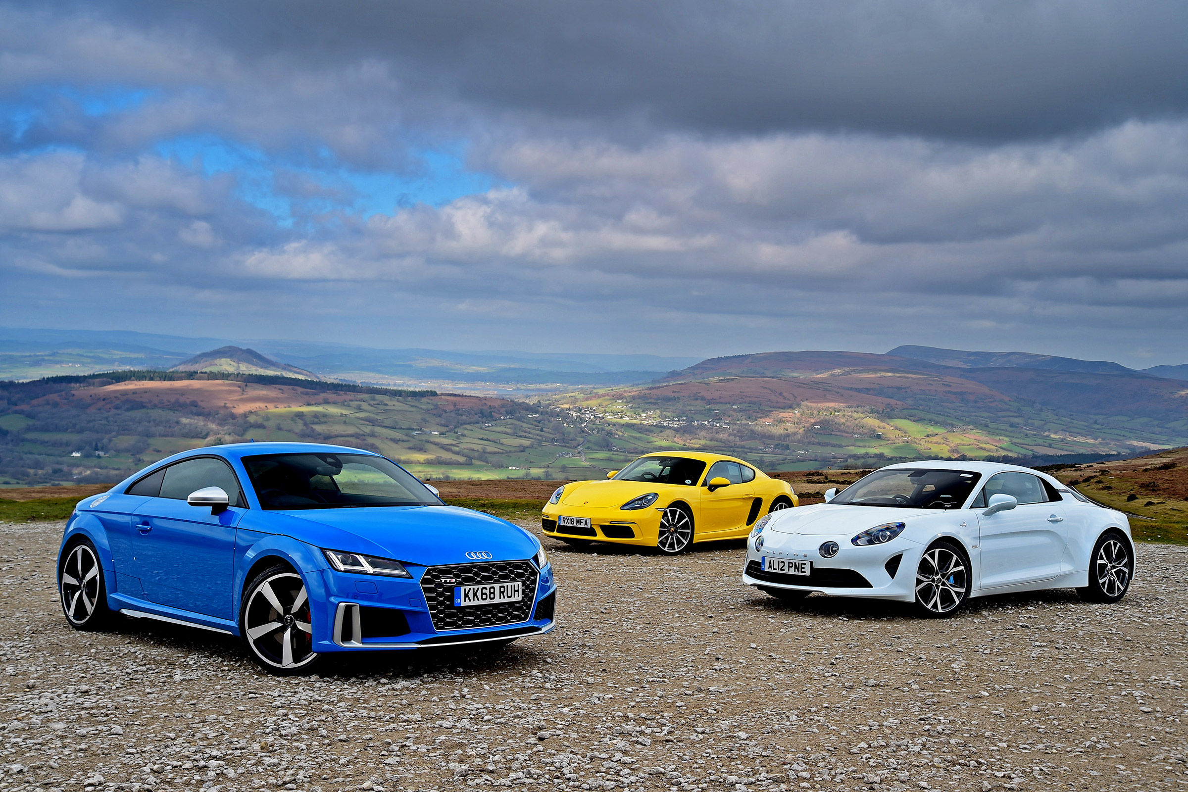 Audi TTS vs Alpine A110 vs Porsche 718 Cayman - header