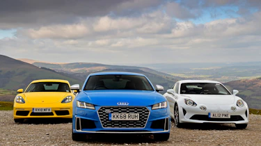 Audi TTS vs Alpine A110 vs Porsche 718 Cayman - head-to-head