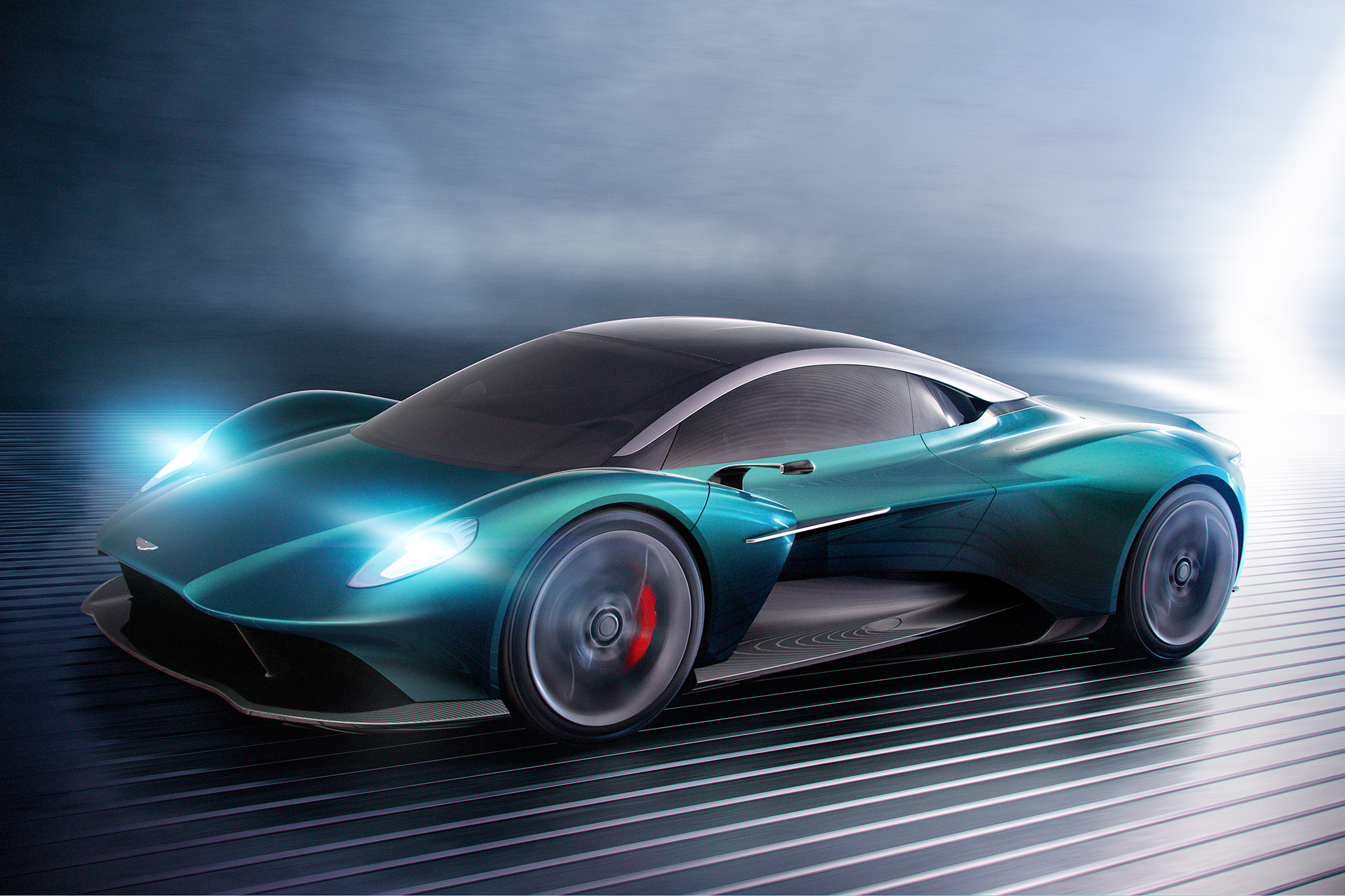 Aston Martin Vanquish Vision concept - front action