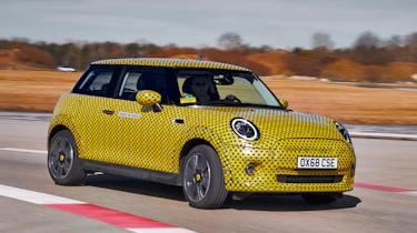 MINI Cooper SE prototype - front tracking