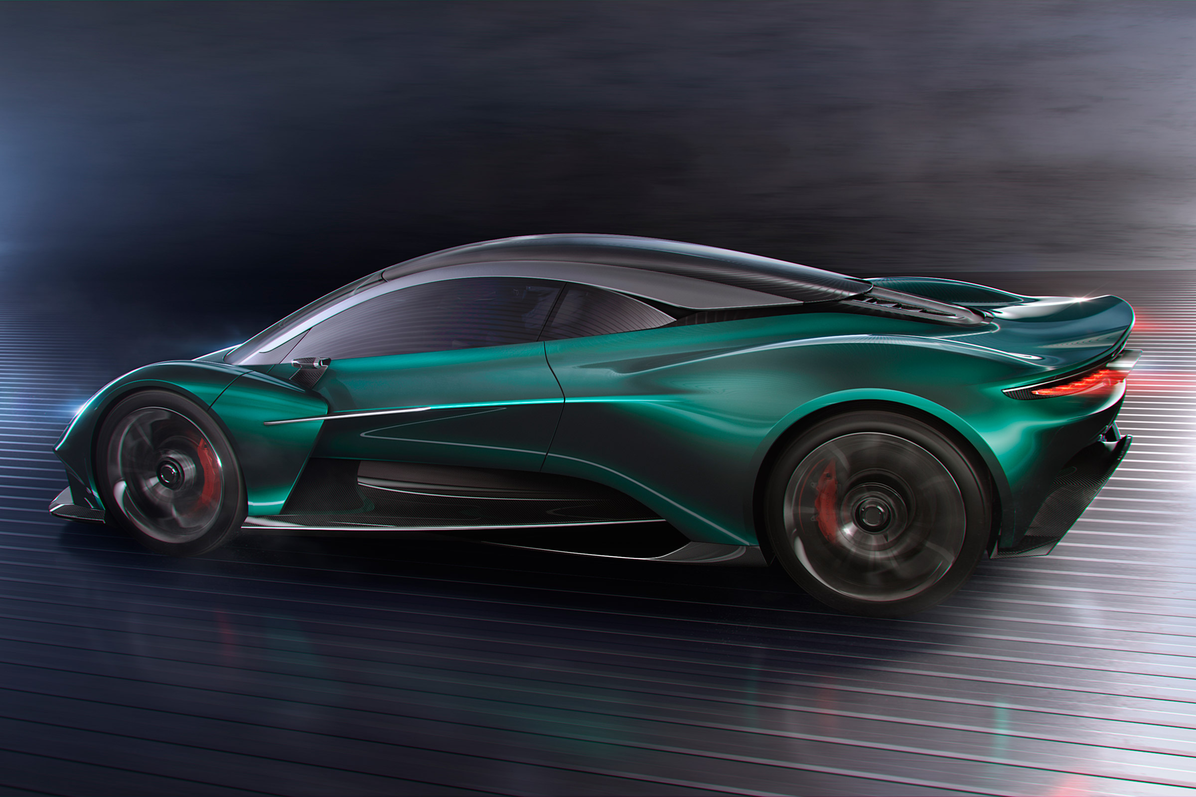 Aston Martin Vanquish Vision concept - side/rear