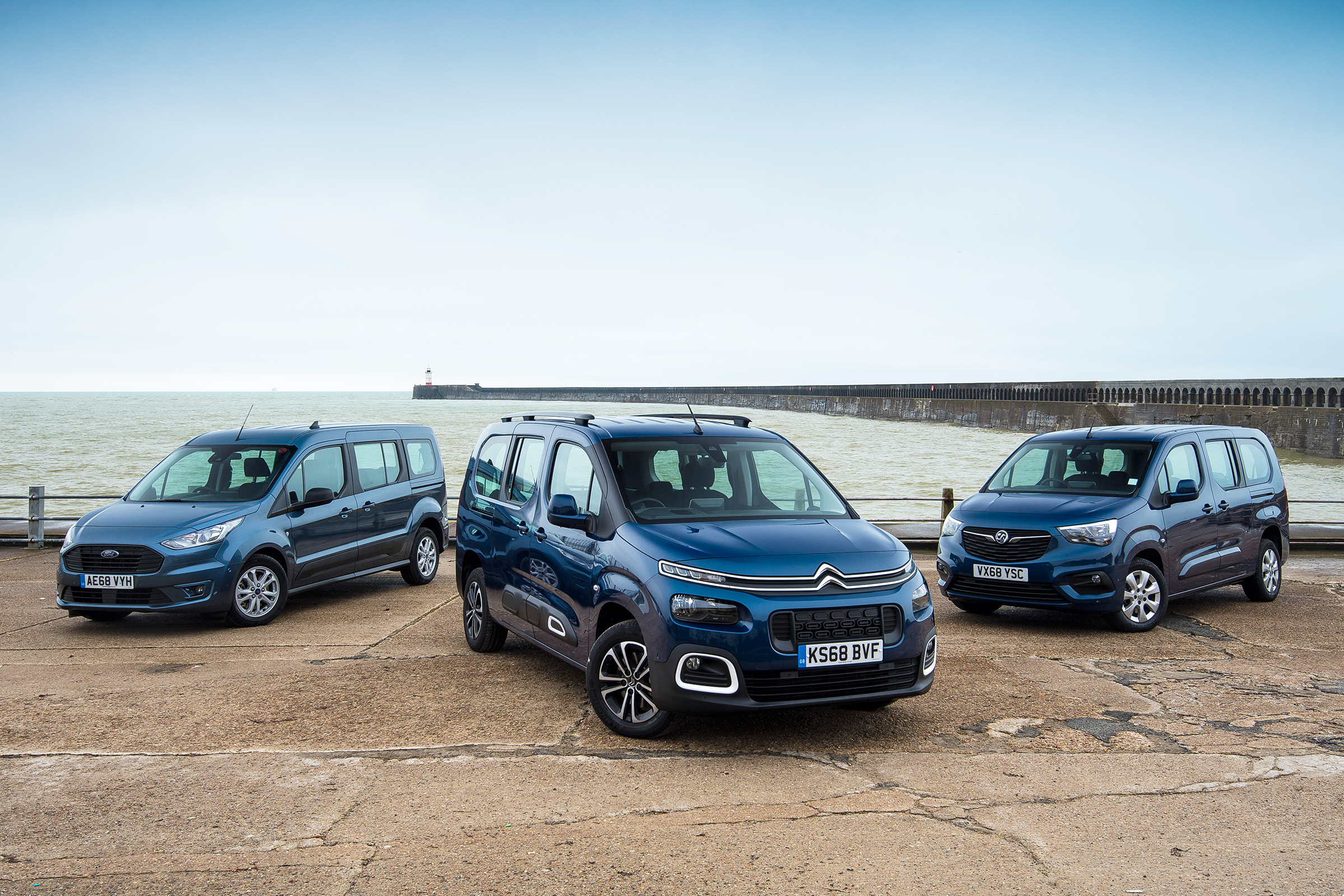 Citroen Berlingo XL vs Vauxhall Combo Life XL vs Ford Grand Tourneo Connect header