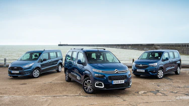 Citroen Berlingo XL vs Vauxhall Combo Life XL vs Ford Grand Tourneo Connect header