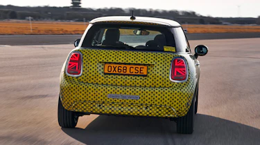 MINI Cooper SE prototype - full rear