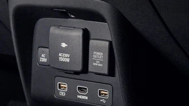Honda e Prototype - rear interior detail