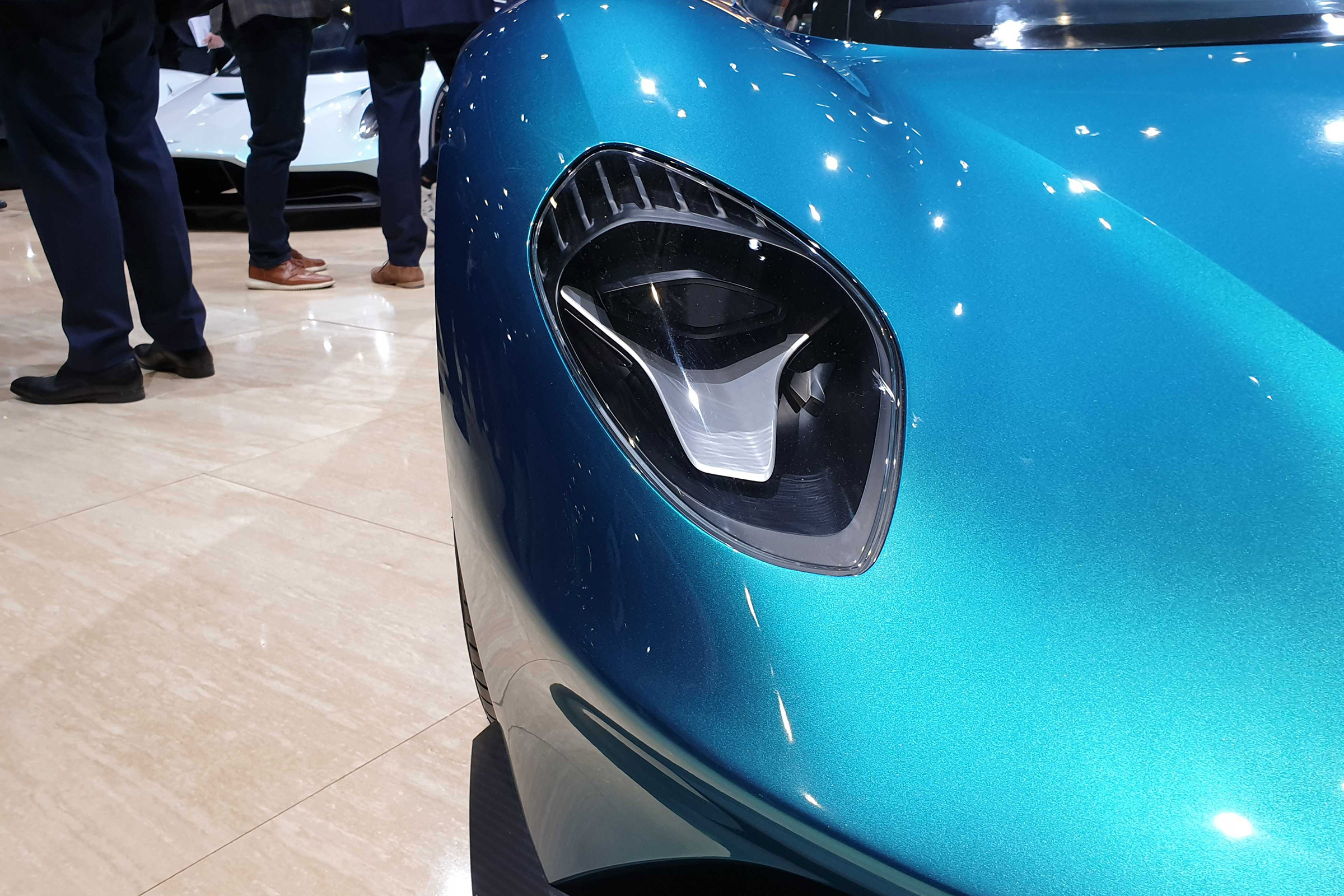 Aston Martin Vanquish Vision concept - Geneva front light