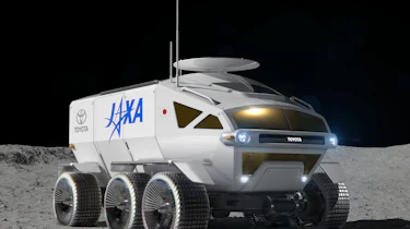 Toyota lunar vehicle - front 3/4