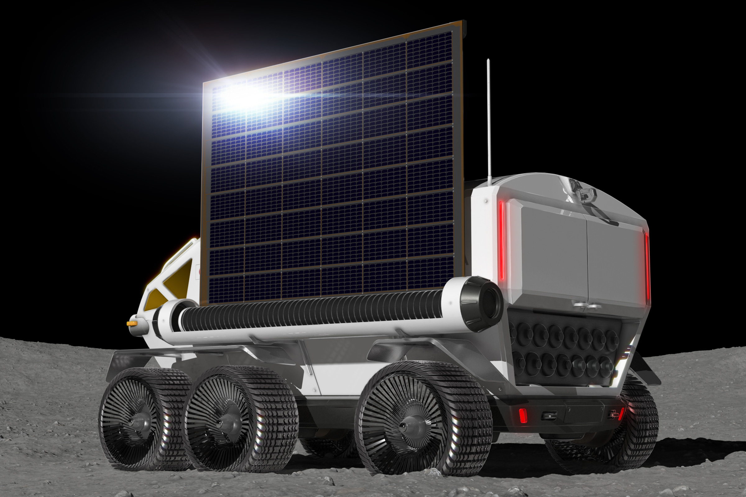 Toyota lunar vehicle - rear 3/4