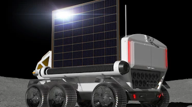 Toyota lunar vehicle - rear 3/4