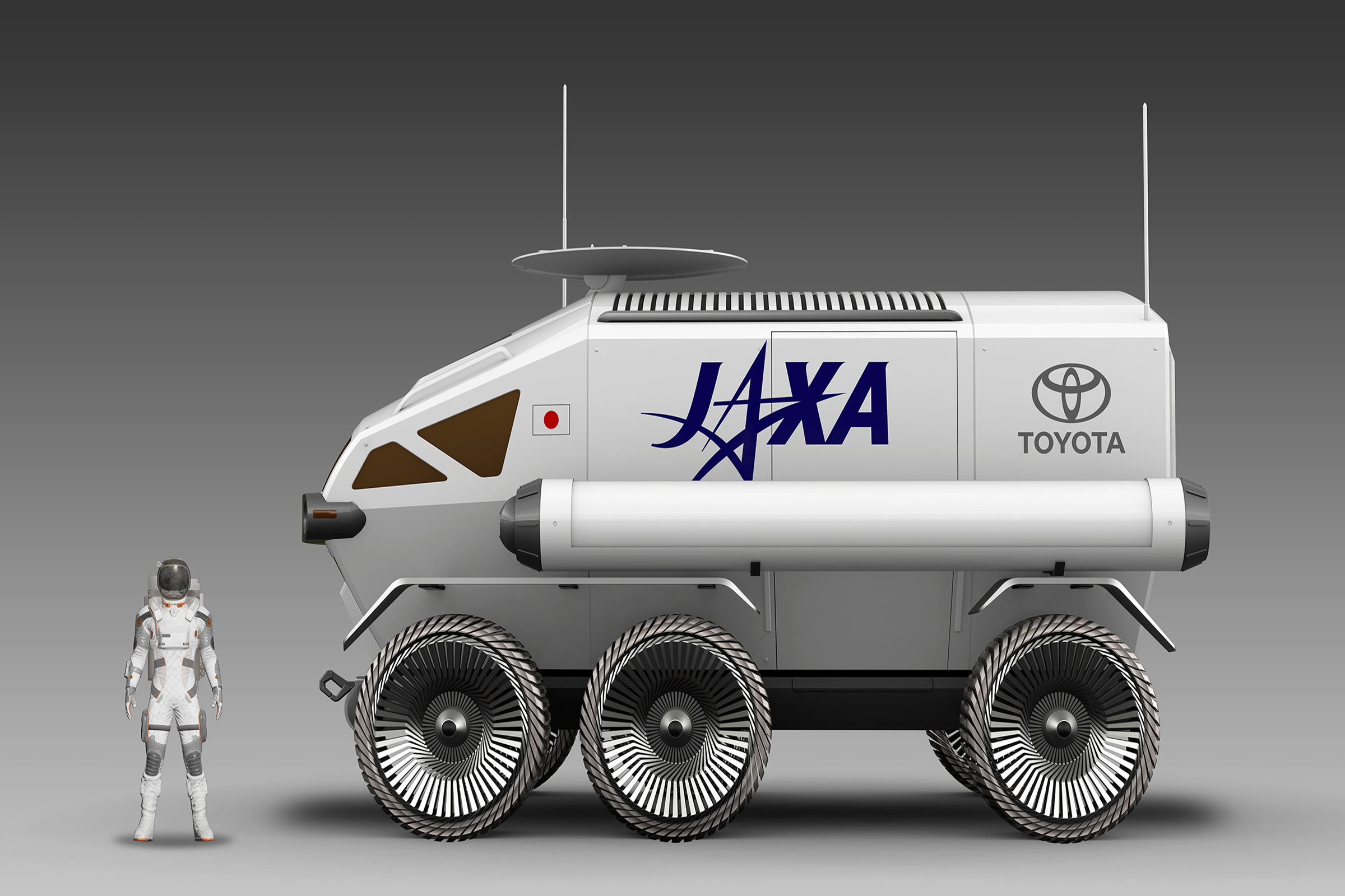 Toyota lunar vehicle - side