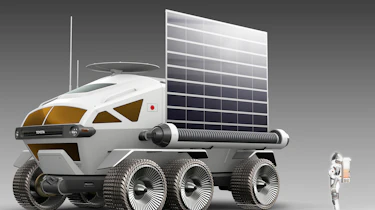 Toyota lunar vehicle - front 3/4