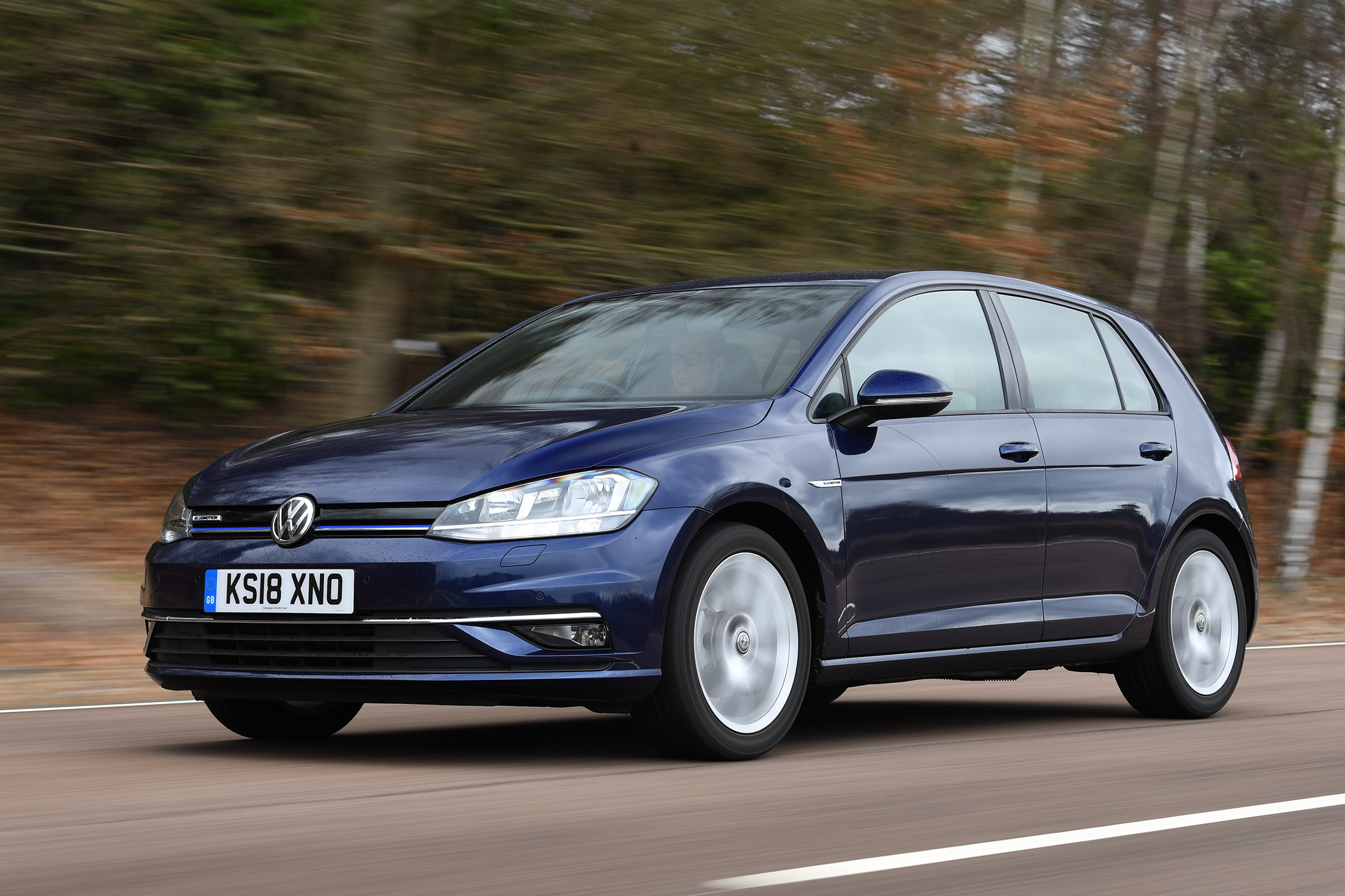 vw golf tracking front