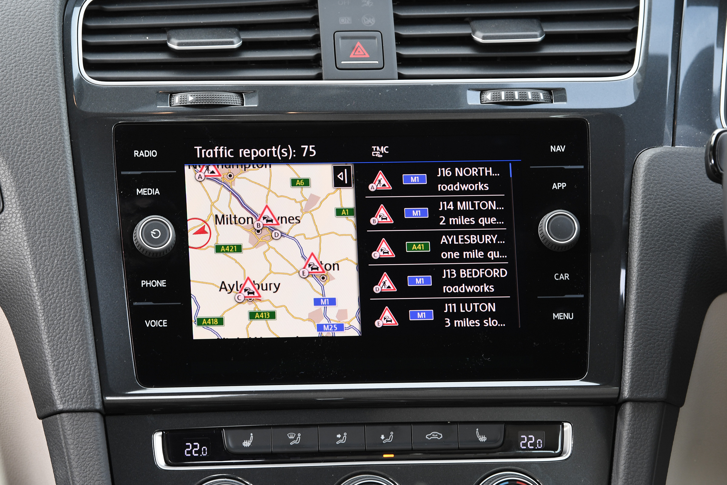 vw golf infotainment