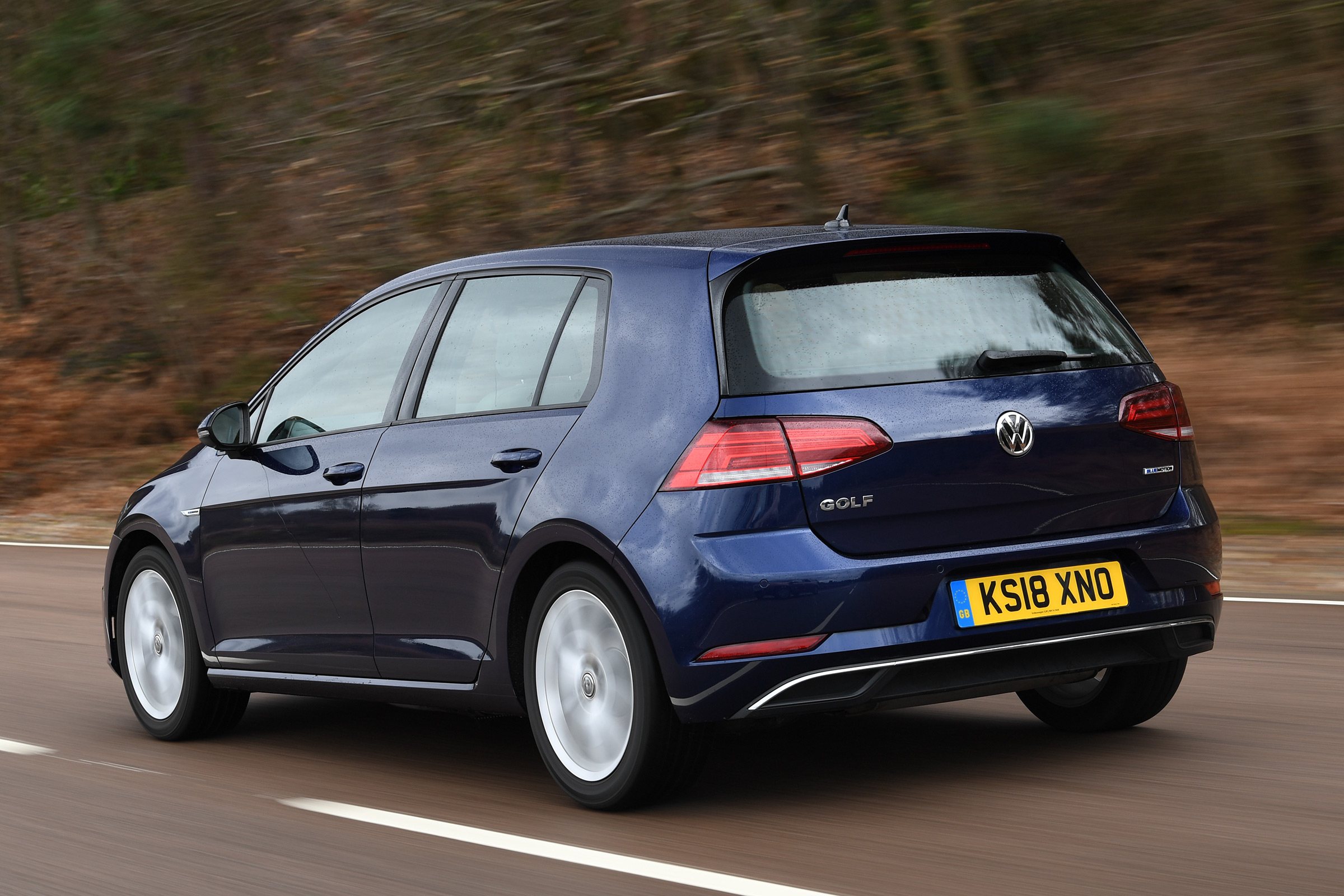 vw golf tracking rear