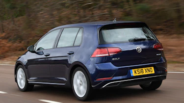 vw golf tracking rear