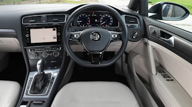 vw golf interior