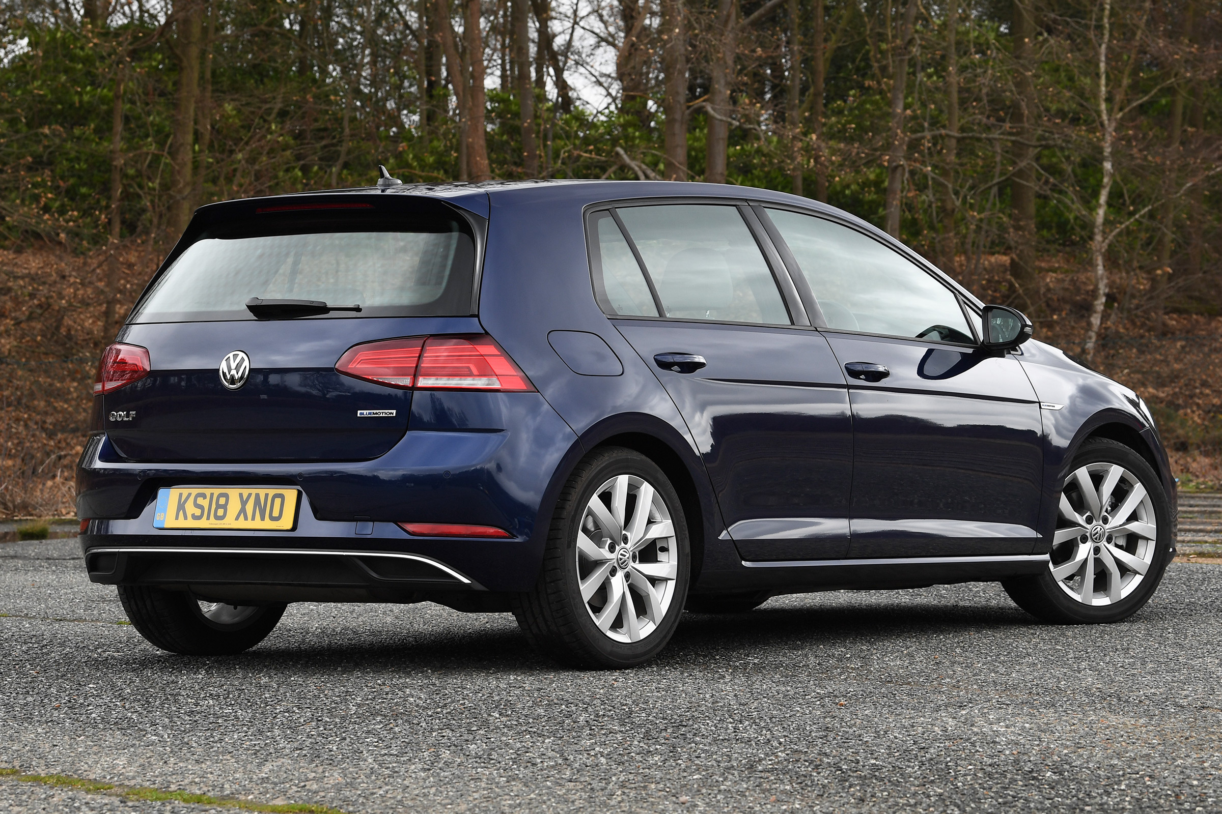 vw golf static rear