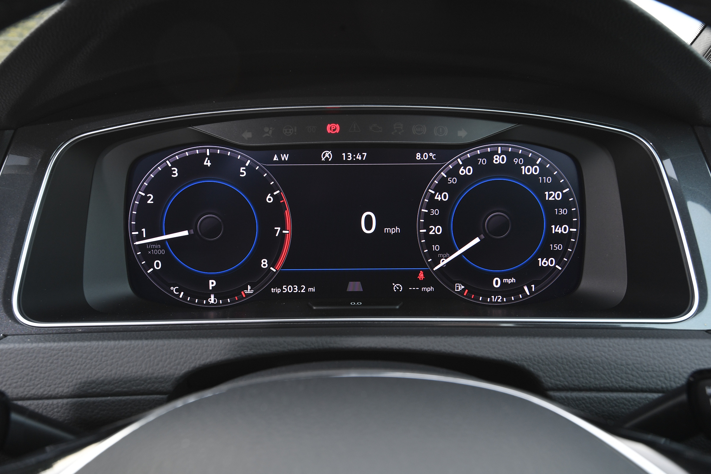 vw golf dashboard instruments