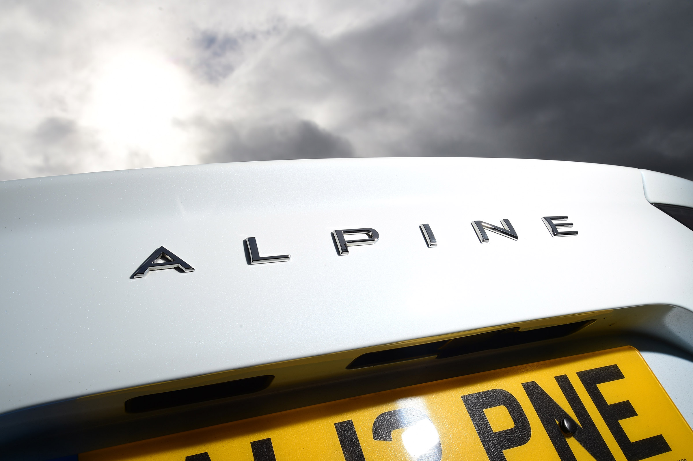 Alpine A110 Pure - rear badge