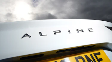 Alpine A110 Pure - rear badge
