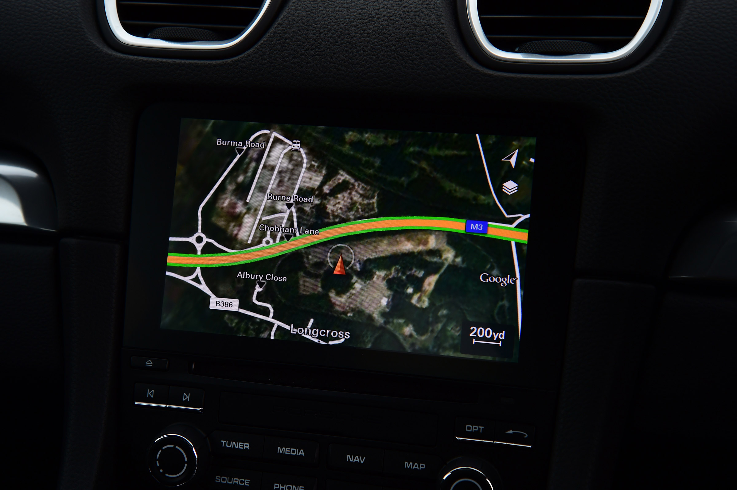 Porsche 718 Cayman - sat-nav