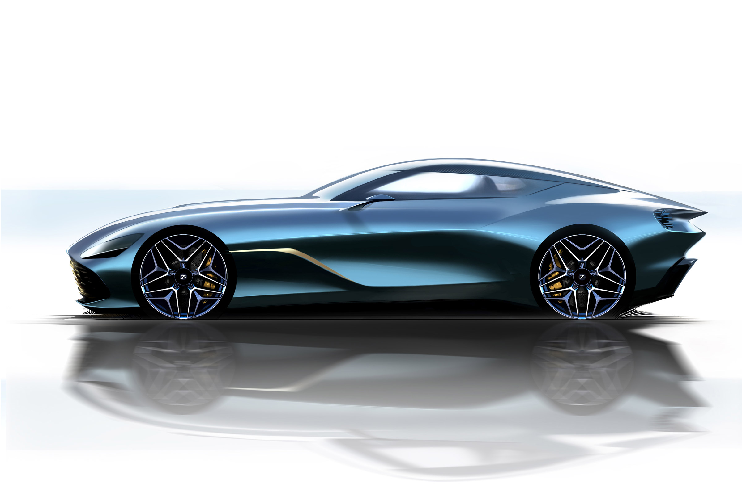 Aston Martin DBS GT Zagato side