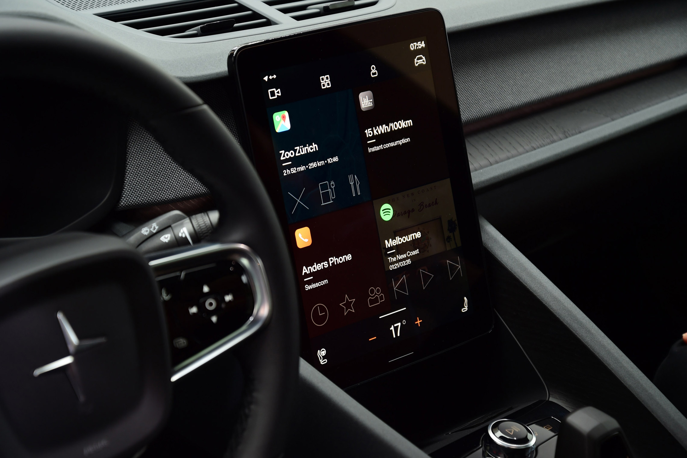 polestar 2 interior