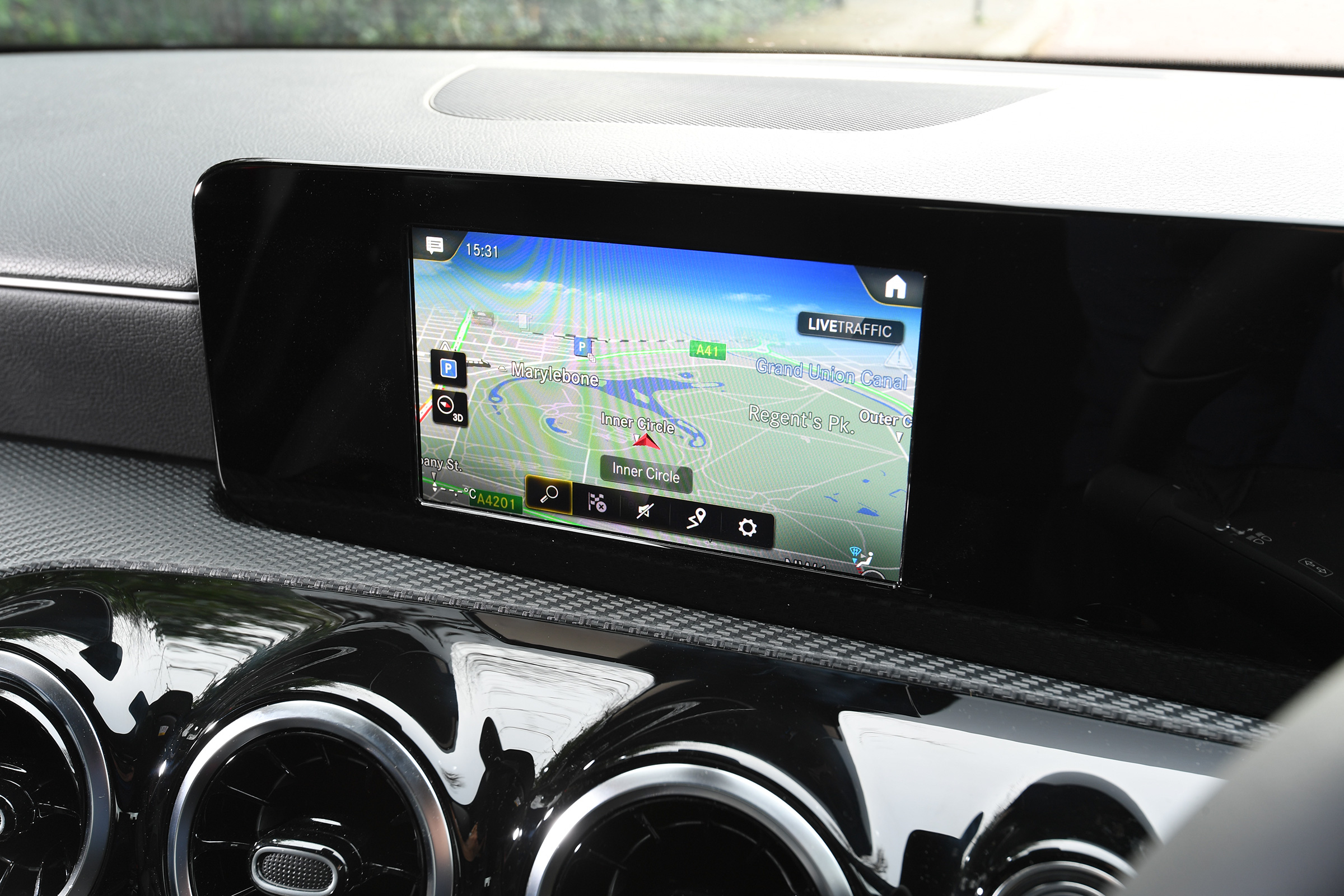 Mercedes A 180 SE - navigation