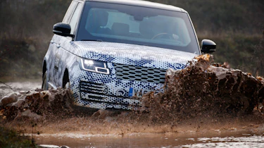 Range Rover Sentinel mud splash
