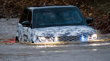 Range Rover Sentinel wading