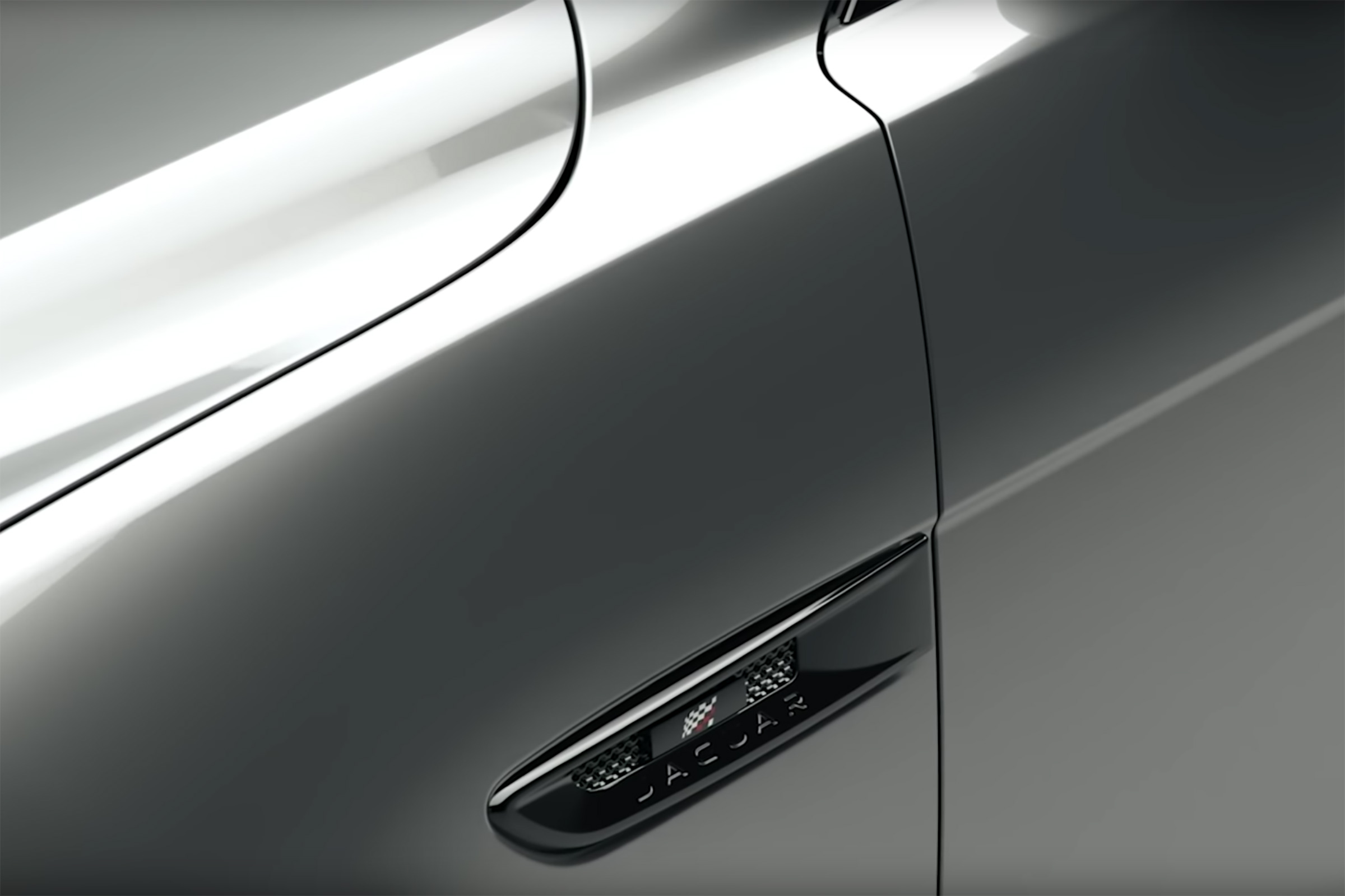 Jaguar F-Pace Chequered Flag - badge