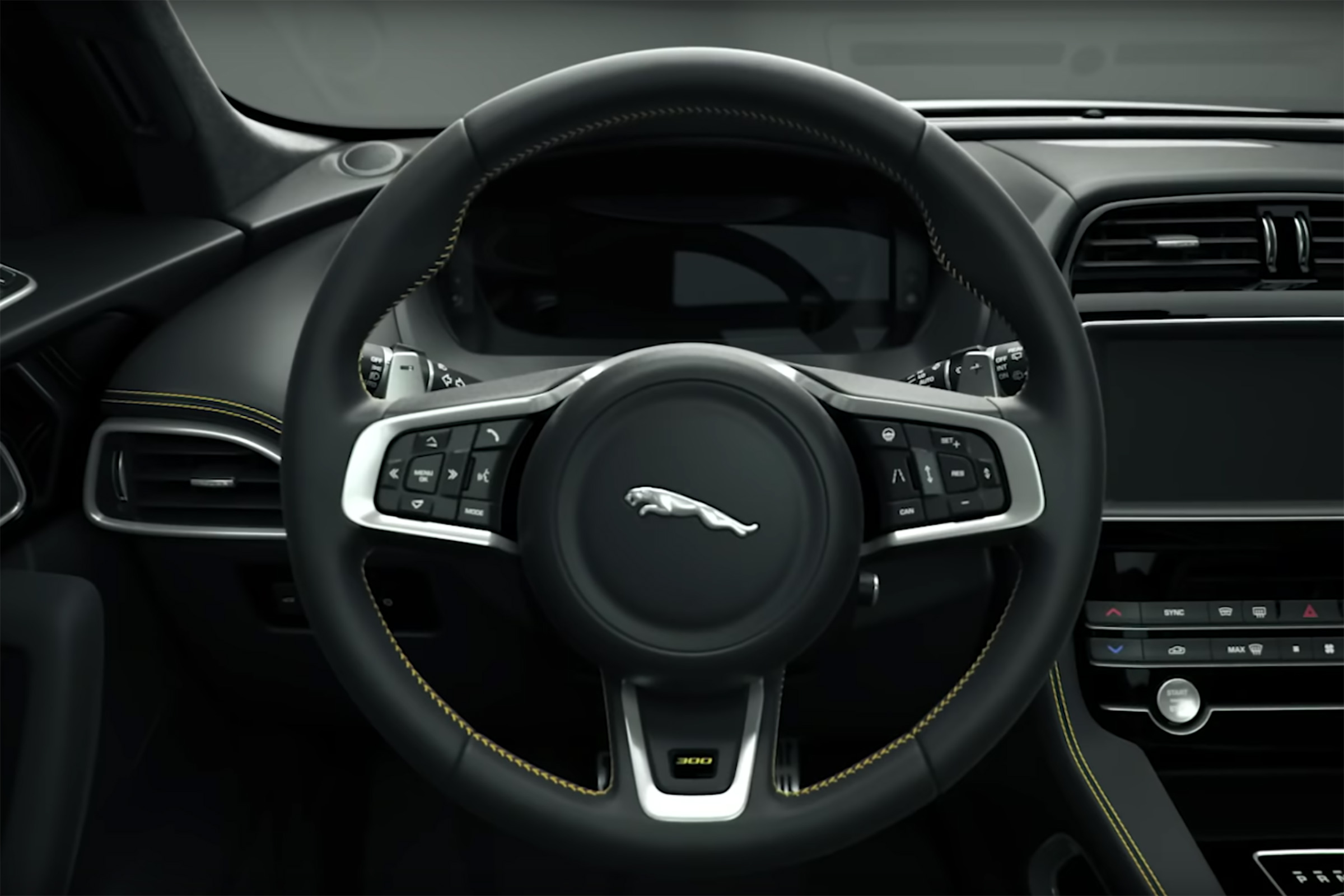 Jaguar F-Pace 300 Sport - steering wheel