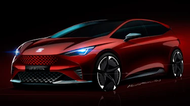 SEAT el-Born concept - front sketch