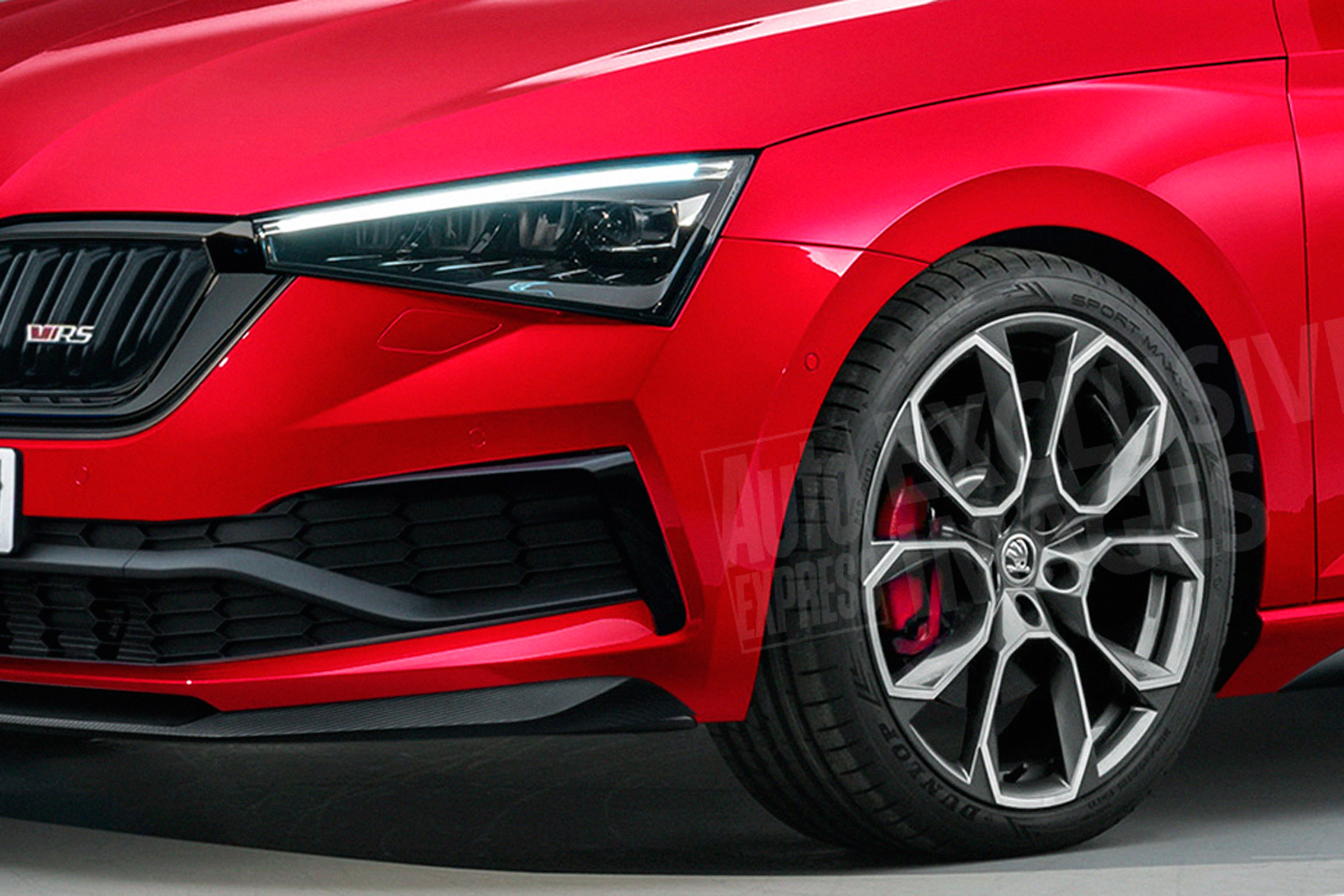 Skoda Scala vRS exclusive image detail - watermark