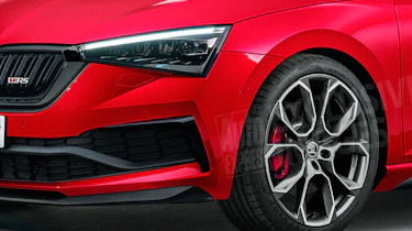 Skoda Scala vRS exclusive image detail - watermark