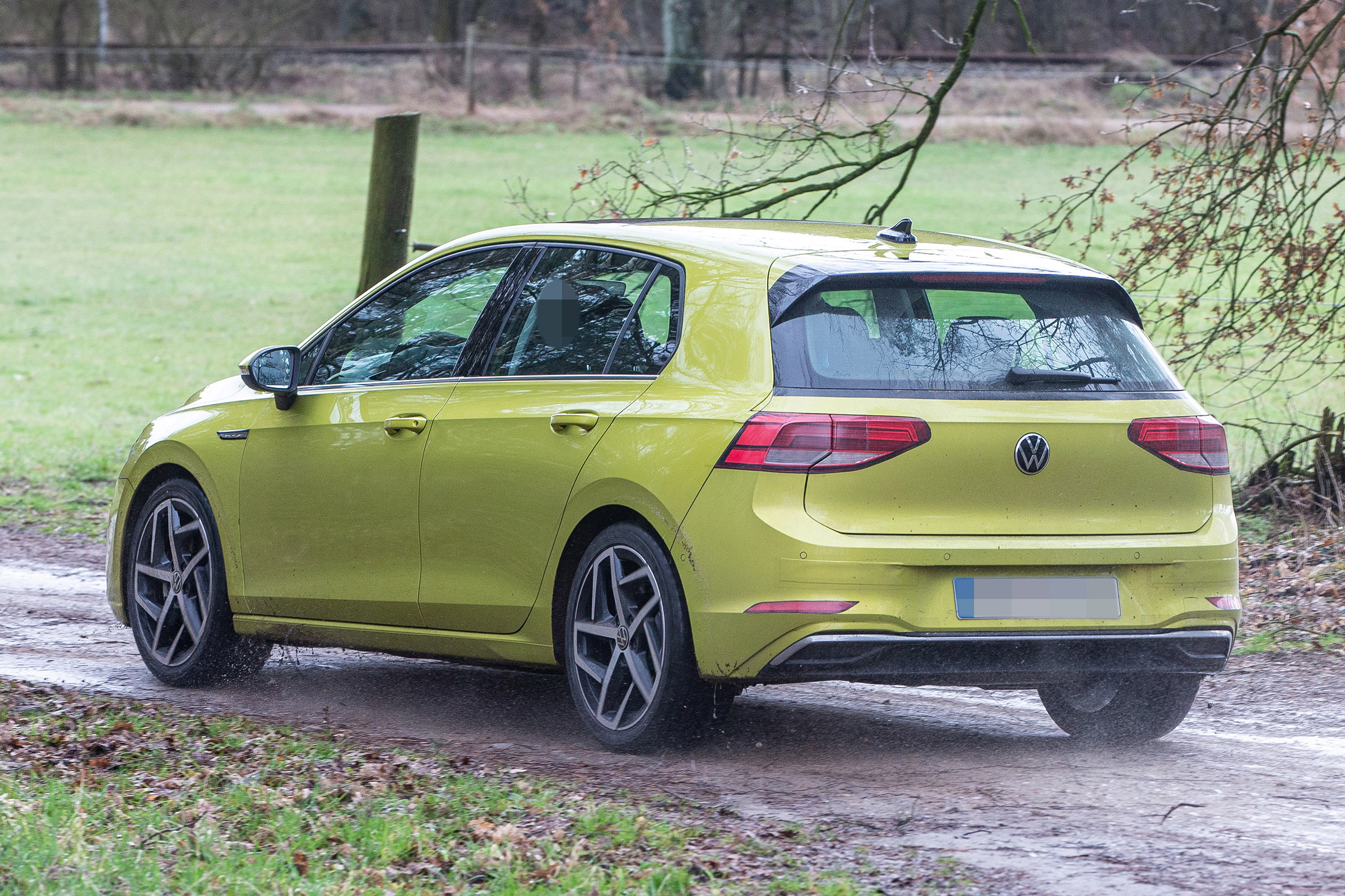 Volkswagen Golf Mk8 - undisguised rear 3/4