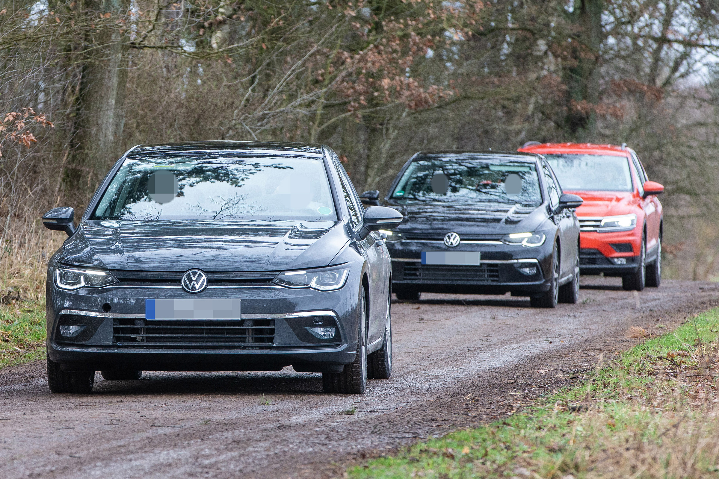 Volkswagen Golf Mk8 - undisguised front 