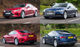 Lexus RC vs Audi A5 - header