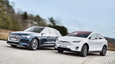 Audi e-tron vs Tesla Model X - front