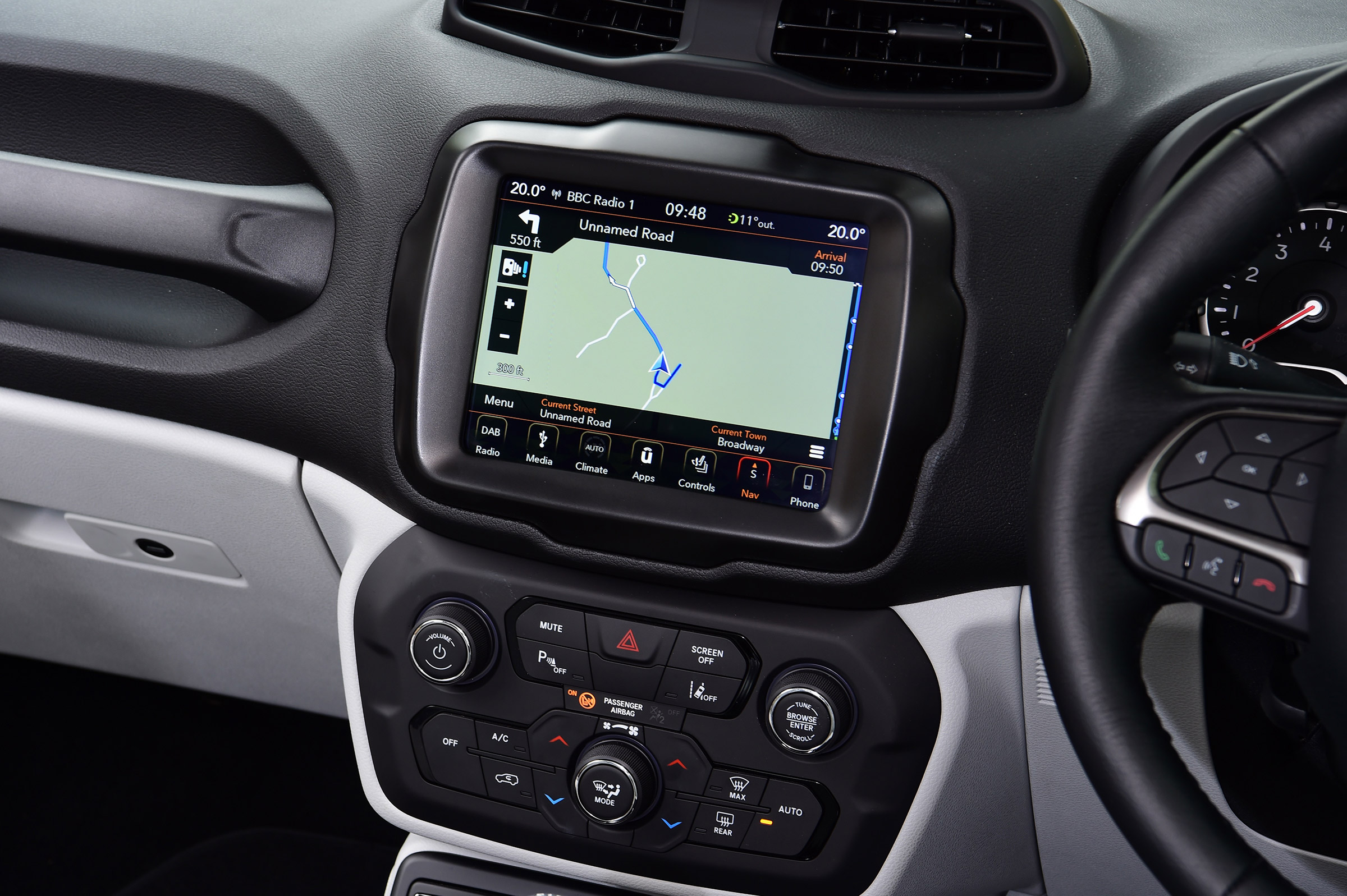 Jeep Renegade - sat-nav