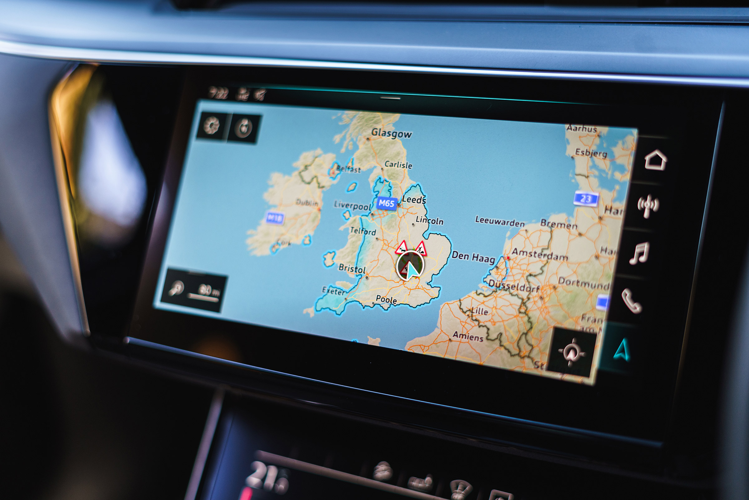 Audi e-tron - map