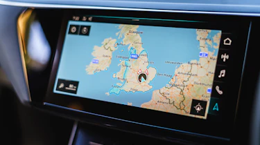Audi e-tron - map