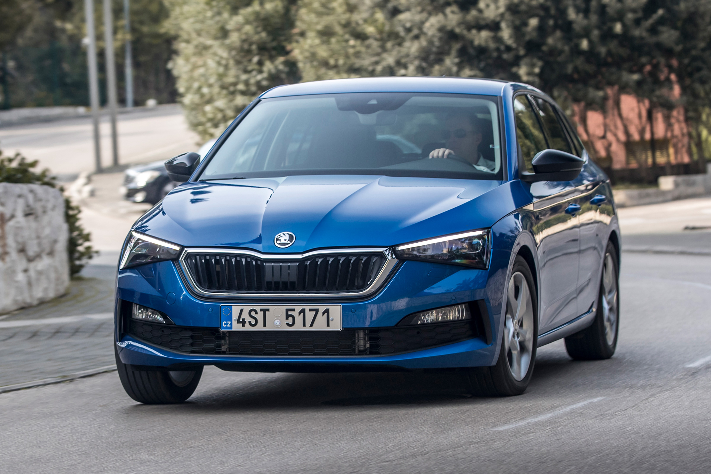 Skoda Scala - front cornering