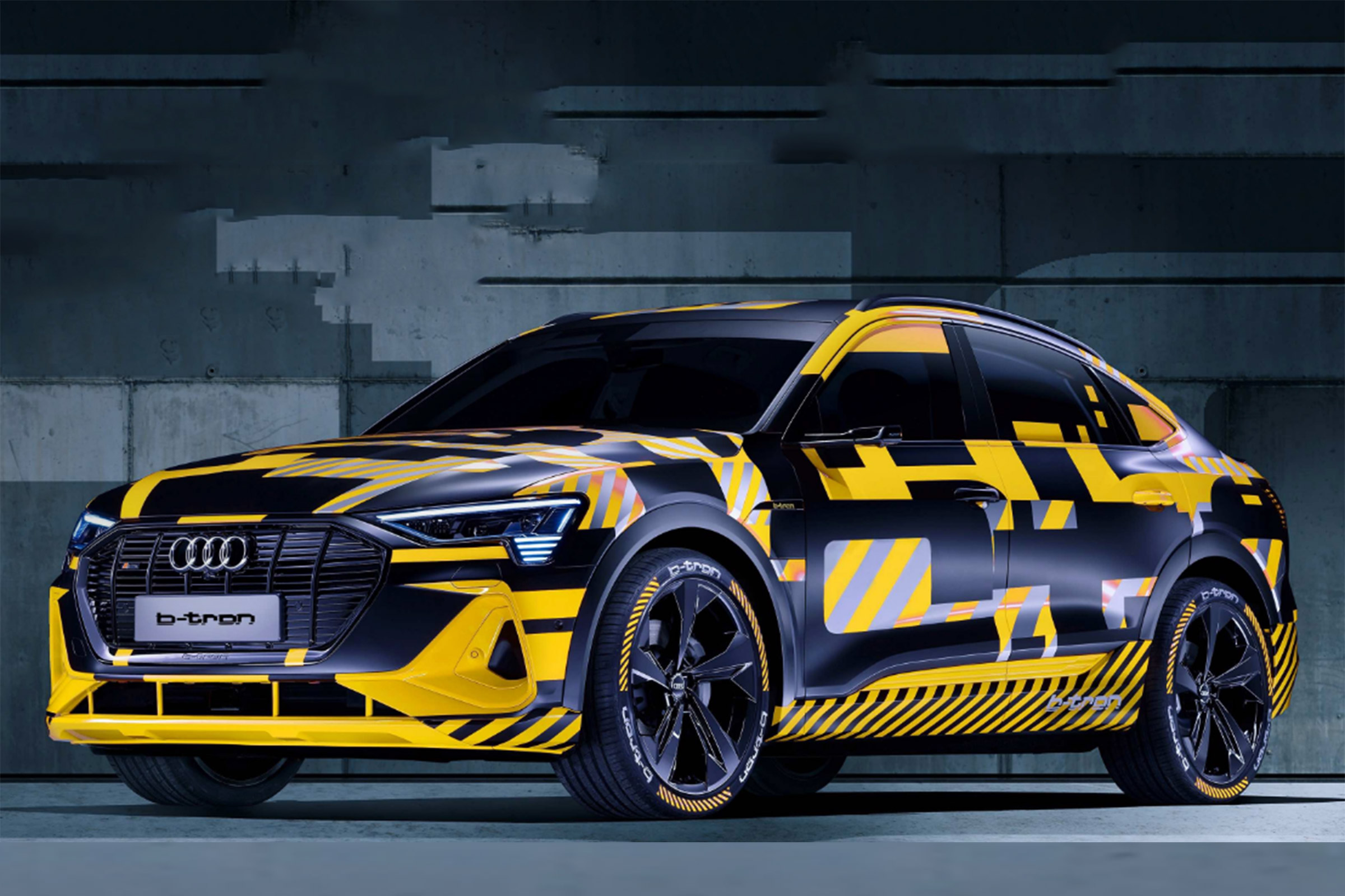 Audi b-tron honey-powered car
