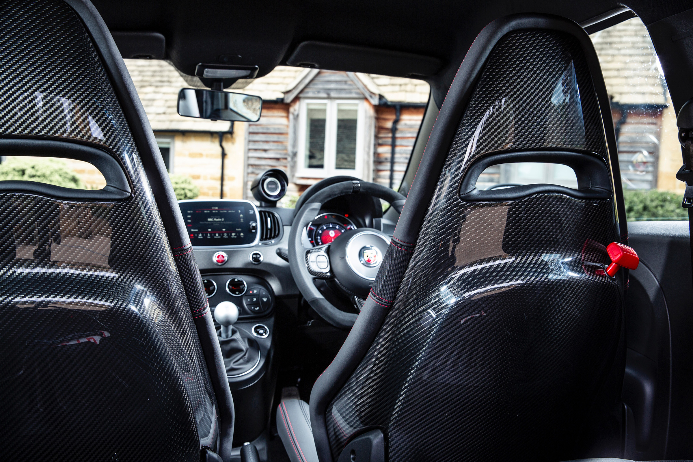 Abarth 595 essessee 70th Edition - seats
